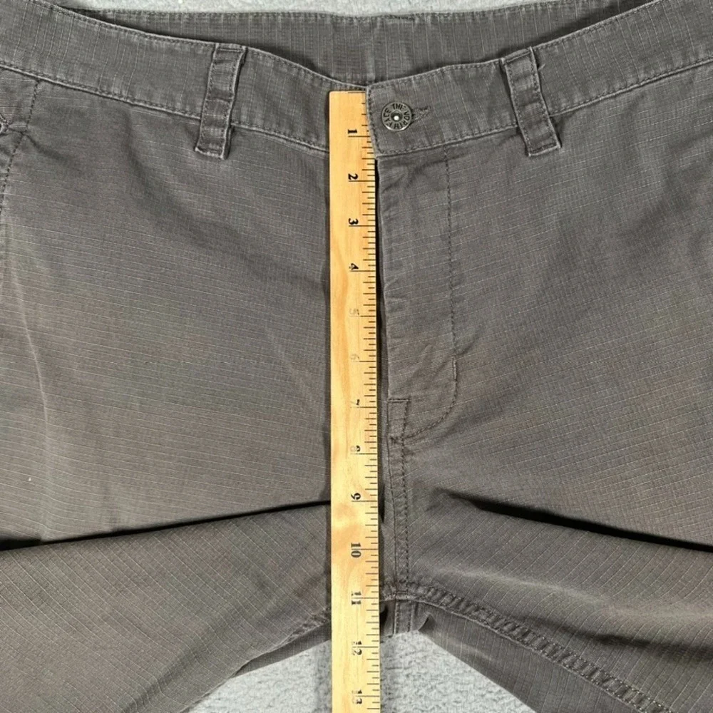 The North Face Pants Mens 34x31 Gray Ripstop Outdoor Workwear Casual Preppy Logo